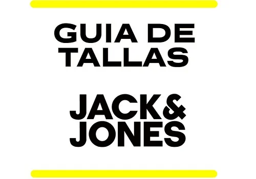 Guia de tallas Jack Jones